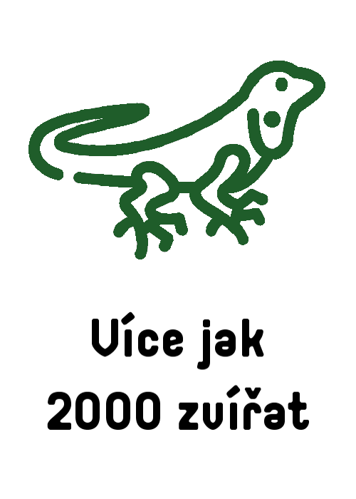 Přes 2000 zvířat